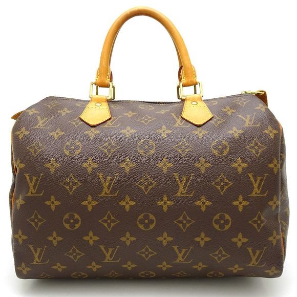Louis Vuitton Monogram Speedy 30 Handbag Brown - Picture 1 of 7